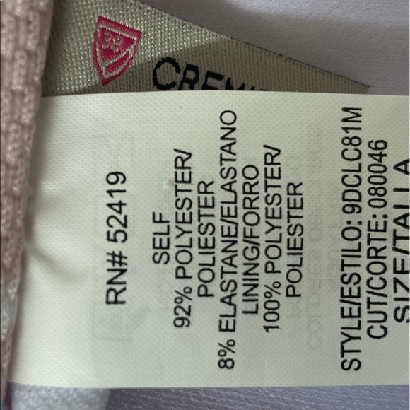 Cremieux Pink Swimsuit Bikini Top - Picture 4 of 8